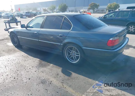 2000 BMW 740Il из США, поврежденный, VIN WBAGH8342YDP11026